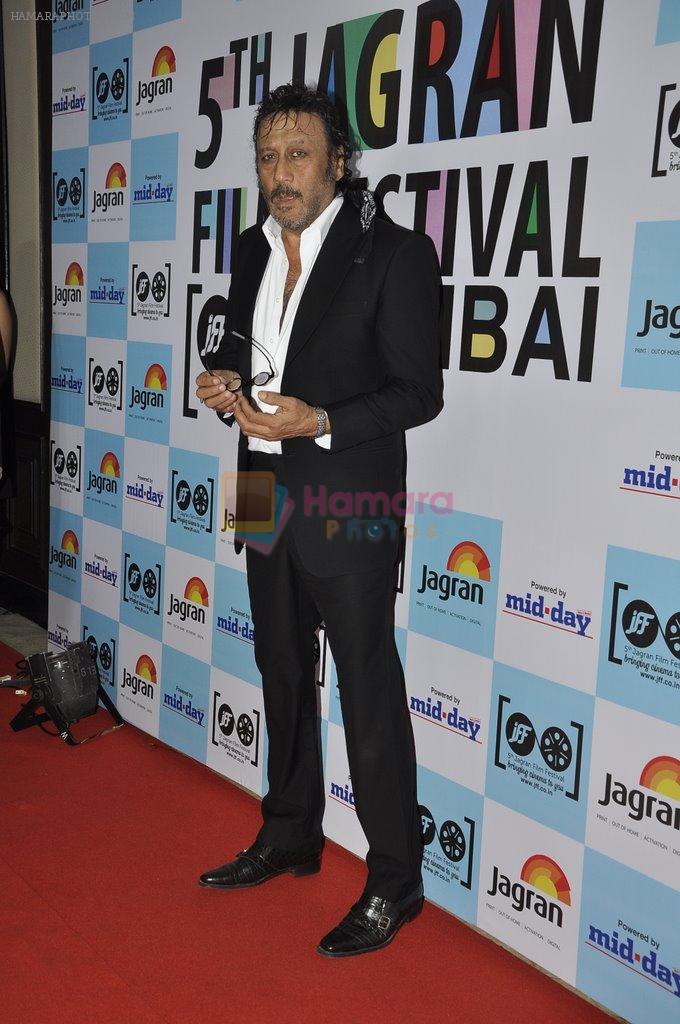 Jackie Shroff at Jagran Film fest in Taj Lands End on 14th Sept 2014