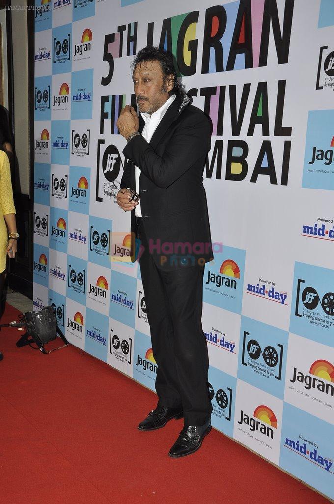 Jackie Shroff at Jagran Film fest in Taj Lands End on 14th Sept 2014