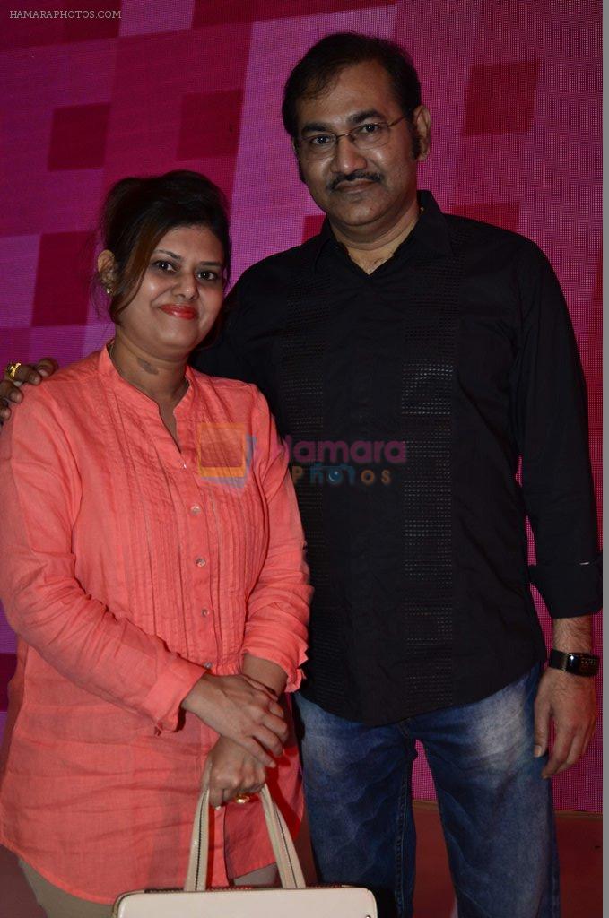 Sudesh Bhosle at Karan Johar's fame launch in Palladium, Mumbai on 15th Sept 2014