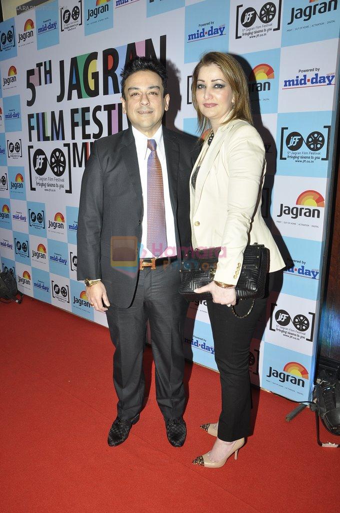 Adnan Sami at Jagran Film fest in Taj Lands End on 14th Sept 2014