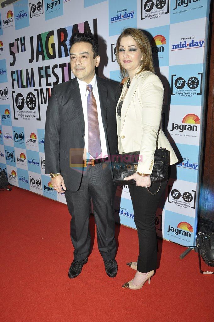 Adnan Sami at Jagran Film fest in Taj Lands End on 14th Sept 2014