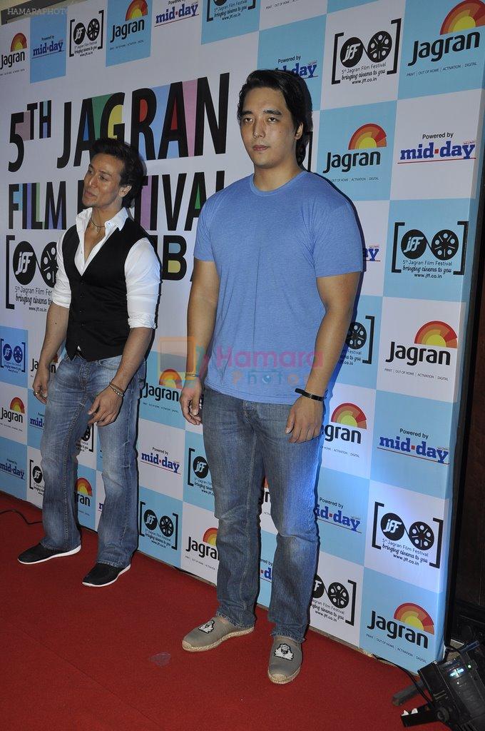 Tiger Shroff at Jagran Film fest in Taj Lands End on 14th Sept 2014