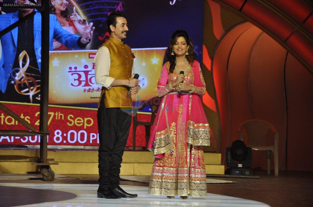 Sugandha Mishra, Mantra at Sab tv launches family antakshari in Filmistan, Mumbai on 17th Sept 2014