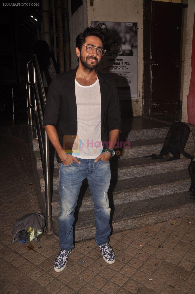 Ayushmann Khurrana snapped at pvr on 18th Sept 2014