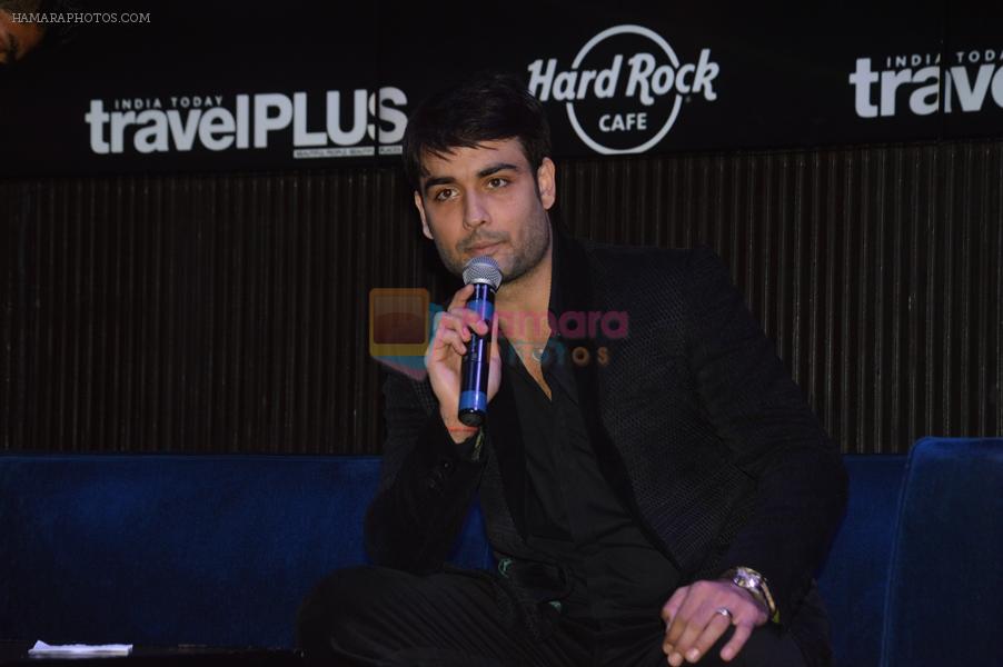 Vivian Dsena at the unveiling event of Travel Plus Sept. 2014 in Hard Rock Cafe on 17th Sept 2014