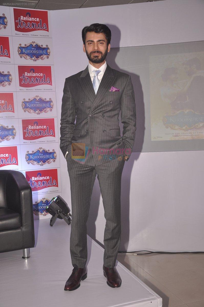 Fawad Khan promote Khoobsurat at Reliance Trends in Mumbai on 19th Sept 2014