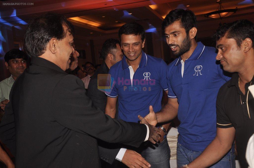 Rahul Dravid at Mitashi unveils new LED with Rajasthan Royals in ITC Grand Maratha on 20th Sept 2014