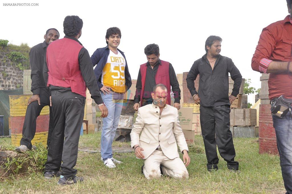 at Azaad film on location in Madh on 20th Sept 2014