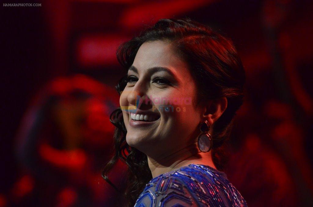 Gauhar Khan on the sets of RAW Stars on 24th Sept 2014
