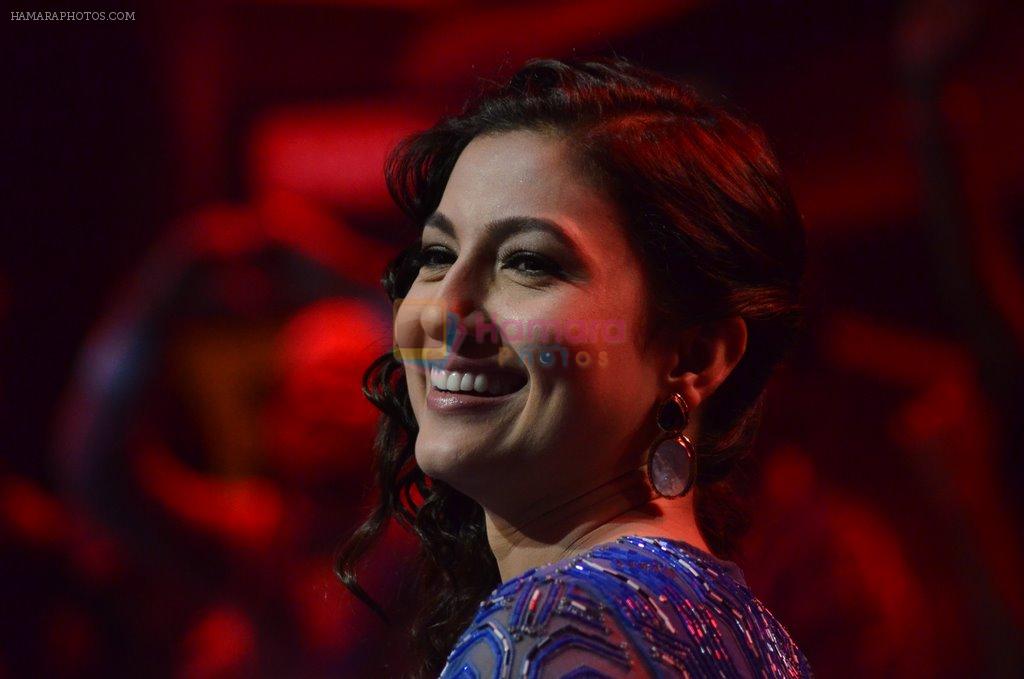 Gauhar Khan on the sets of RAW Stars on 24th Sept 2014