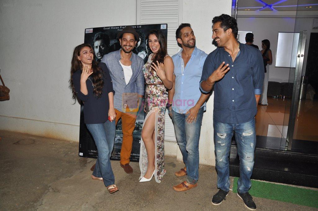 Soha Ali Khan, Kunal Khemu, Anindita Nayar, Salil Acharya, Rannvijay Singh at 3AM premiere in Sunny Super Sound on 25th Sept 2014