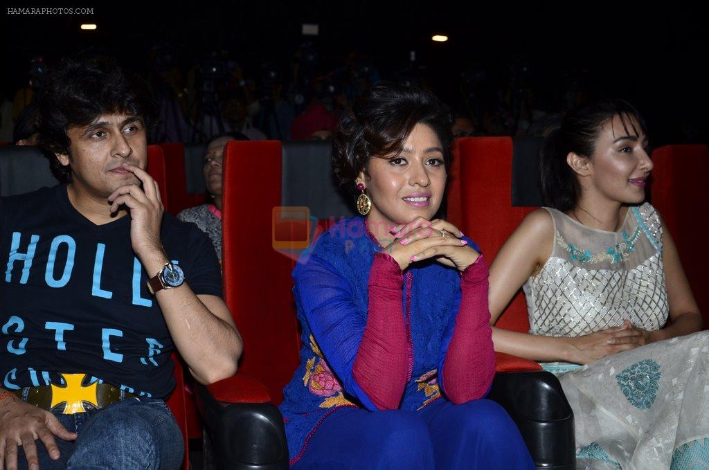Sonu Nigam, Sunidhi Chauhan, Ferena Wazeir at Rang Rasiya music launch in Deepak Cinema on 25th Sept 2014