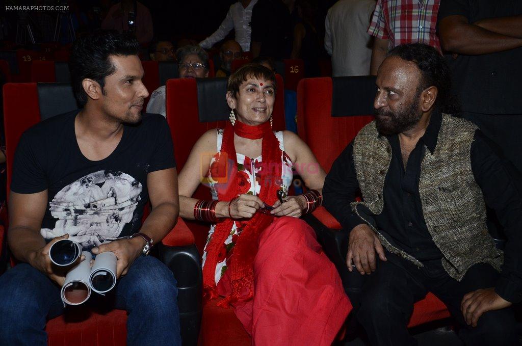 Randeep Hooda, Deepa Sahi, Ketan Mehta at Rang Rasiya music launch in Deepak Cinema on 25th Sept 2014