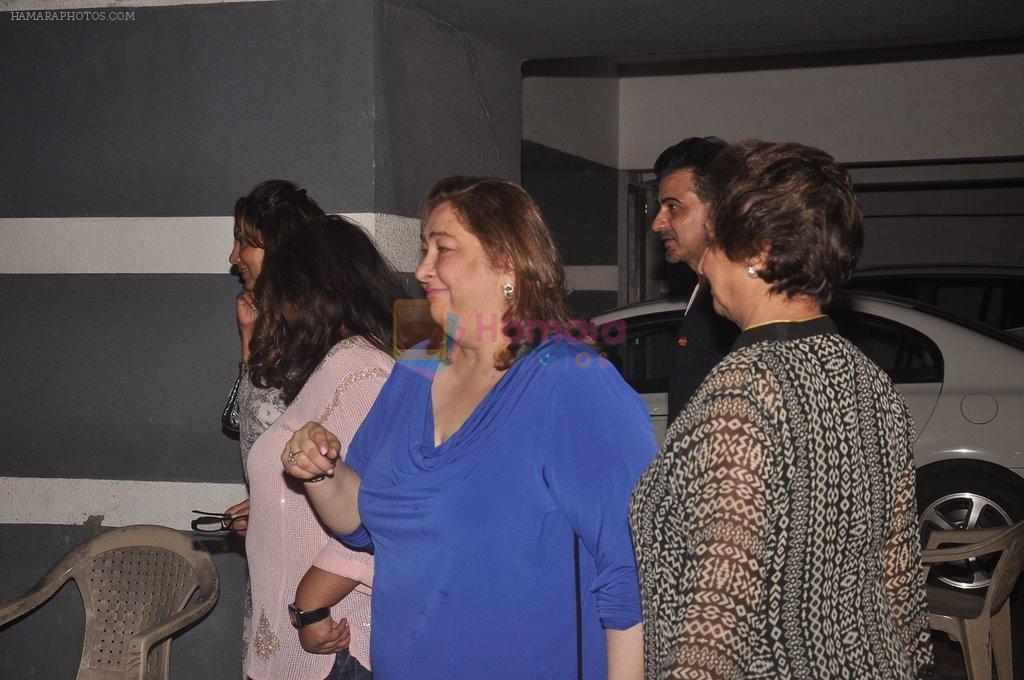 Reema Jain, Sanjay Kapoor at Sanjay Kapoor's bash for his mom in Mumbai on 26th Sept 2014