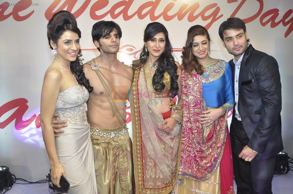Simple Kaur,Teejay Sidhu, Karanvir Bohra, Vahbbiz Dorabjee at Wedding Show by Amy Billiomoria in Mumbai on 28th Sept 2014