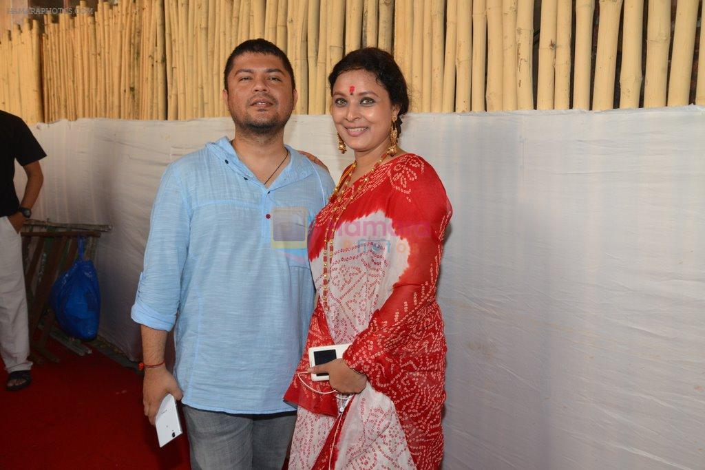 Sharbani Mukherjee at North Bombay Sarbojanin Durga Puja in Mumbai on 2nd Oct 2014