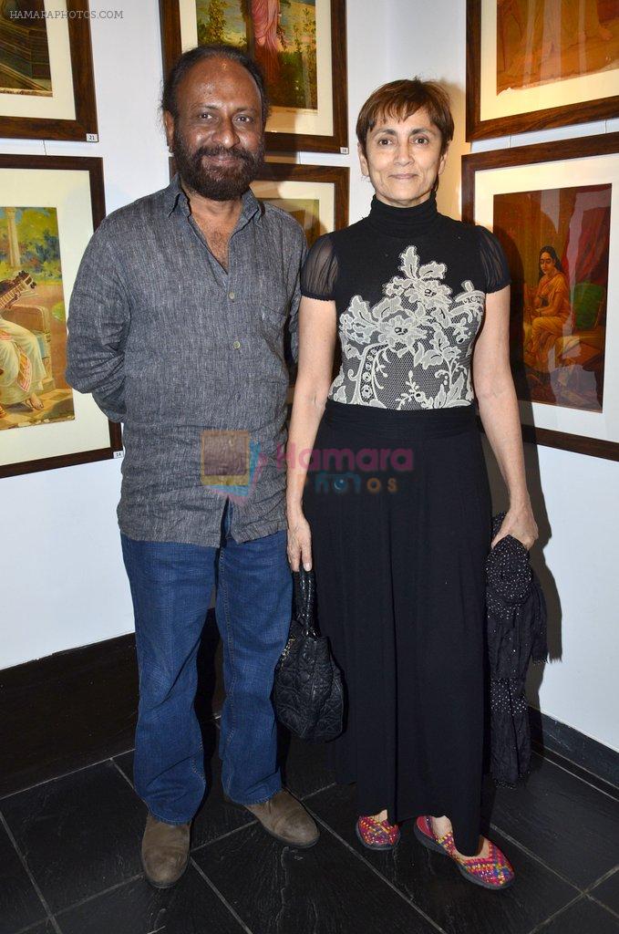 Deepa Sahi, Ketan Mehta at Rang Rasiya film promotion with art exhibition on 4th Oct 2014