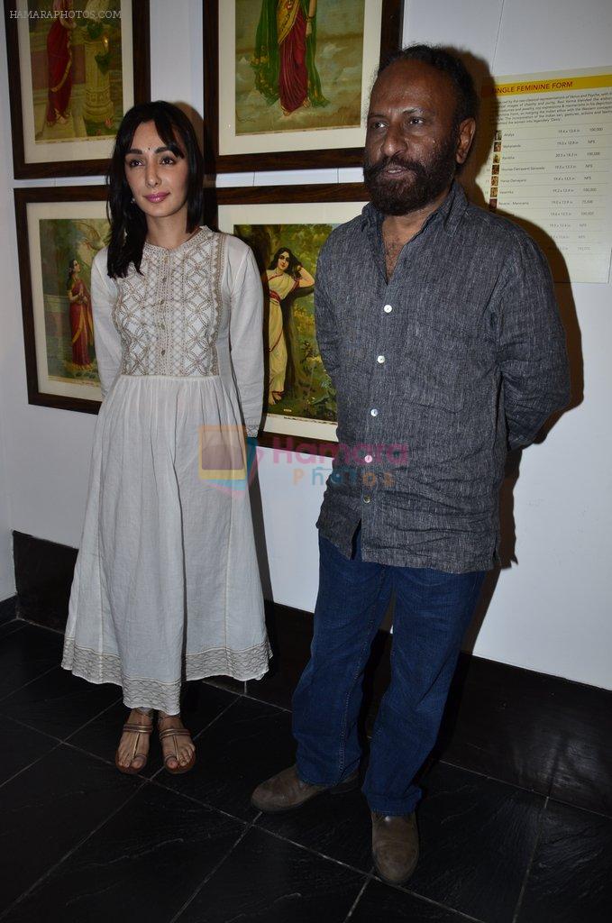 Feryna Wazheir, Ketan Mehta at Rang Rasiya film promotion with art exhibition on 4th Oct 2014