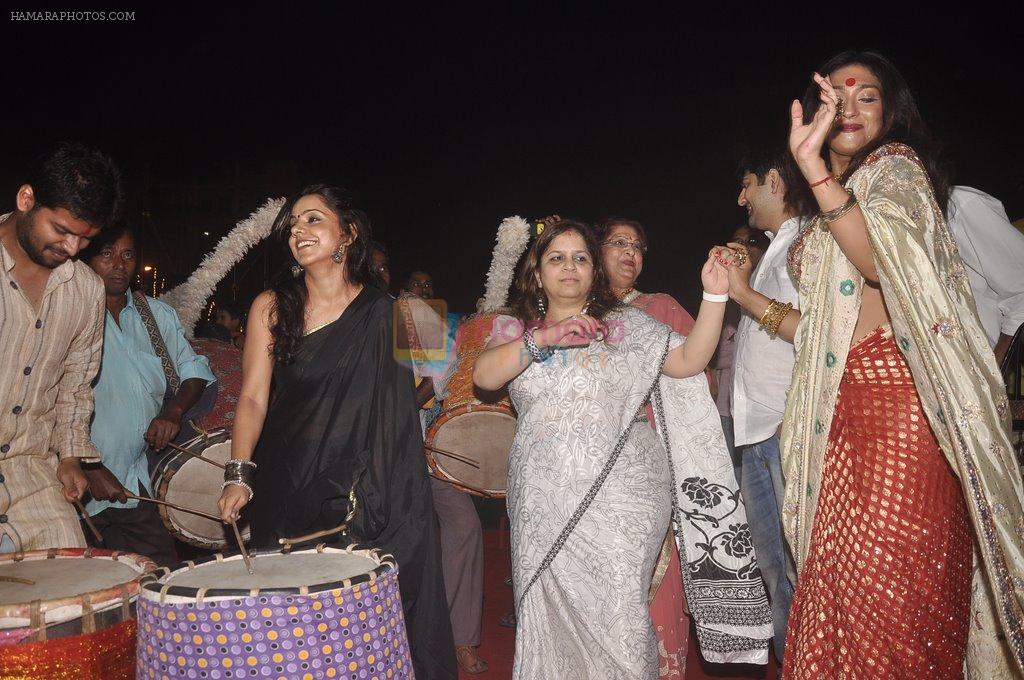 Rituparna Sengupta at DN Nagar Durga pooja in Andheri, Mumbai on 1st Oct 2014