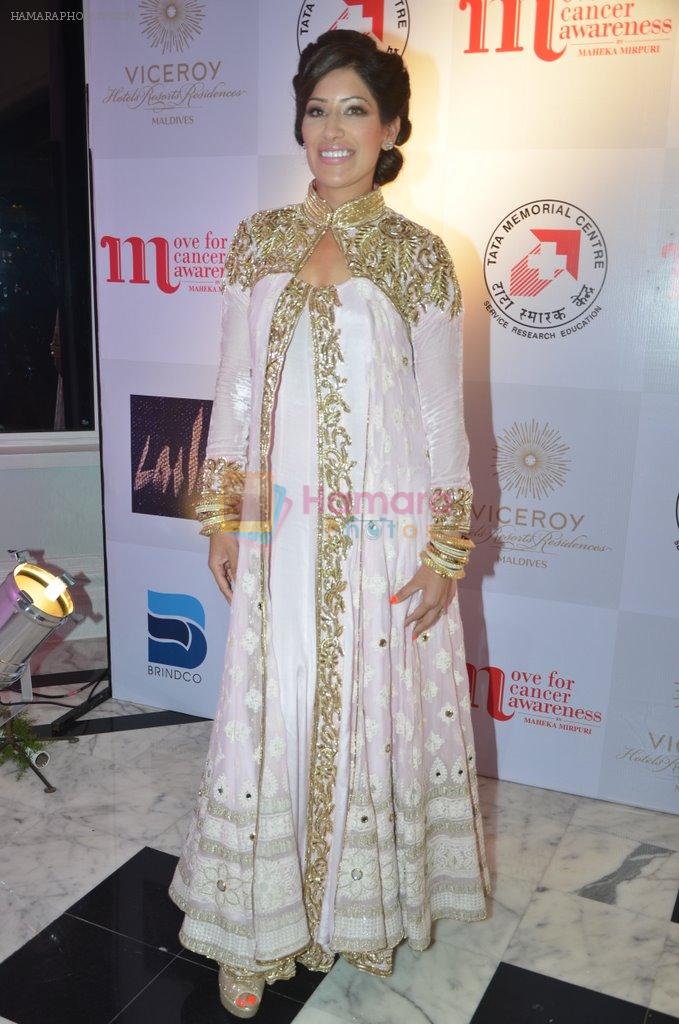 Maheka Mirpuri's show for cancer cause in Taj Hotel, Mumbai on 6th Oct 2014