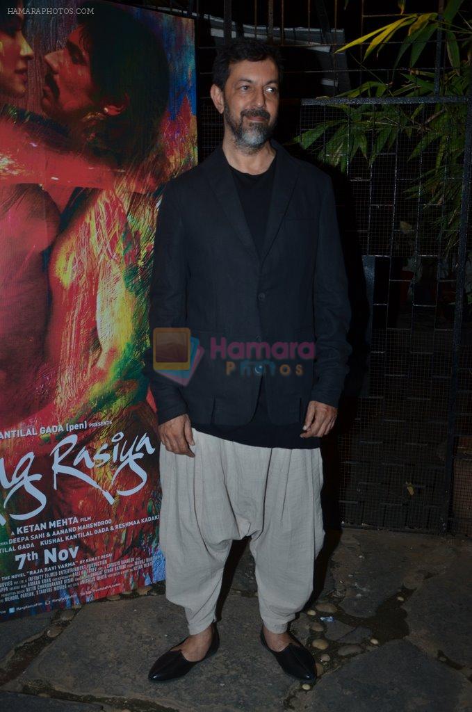 Rajat Kapoor at Rang Rasiya fashion promotions in Ensemble on 7th Oct 2014