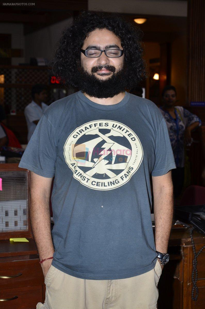 Bumpy on the sets of Bank Chor in Mumbai on 8th Oct 2014