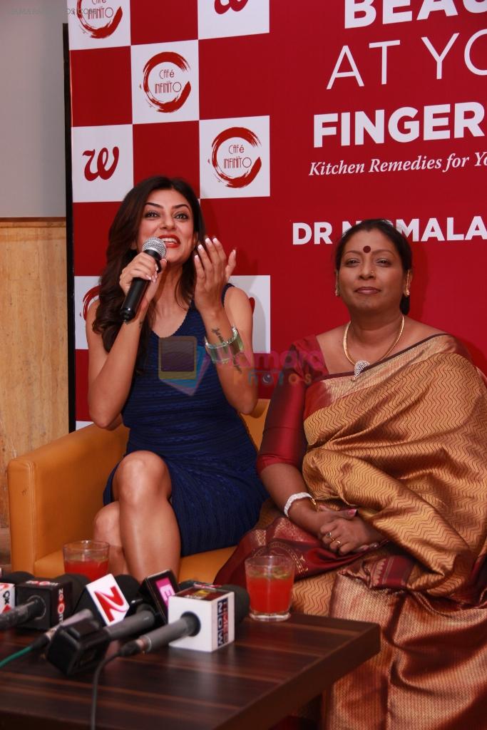Sushmita Sen at Beauty at your fingertips book launch by Nirmala Shetty in Mumbai on 8th Oct 2014
