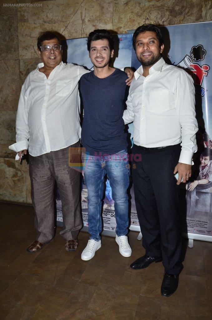 David Dhawan, Divyendu Sharma, Abhinav Shukla at Ekkees Toppon Ki Salaami screening in Lightbox, Mumbai on 13th Oct 2014