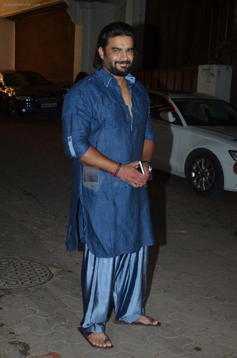 Madhavan at Shilpa Shetty's Diwali Bash in Mumbai on 19th Oct 2014