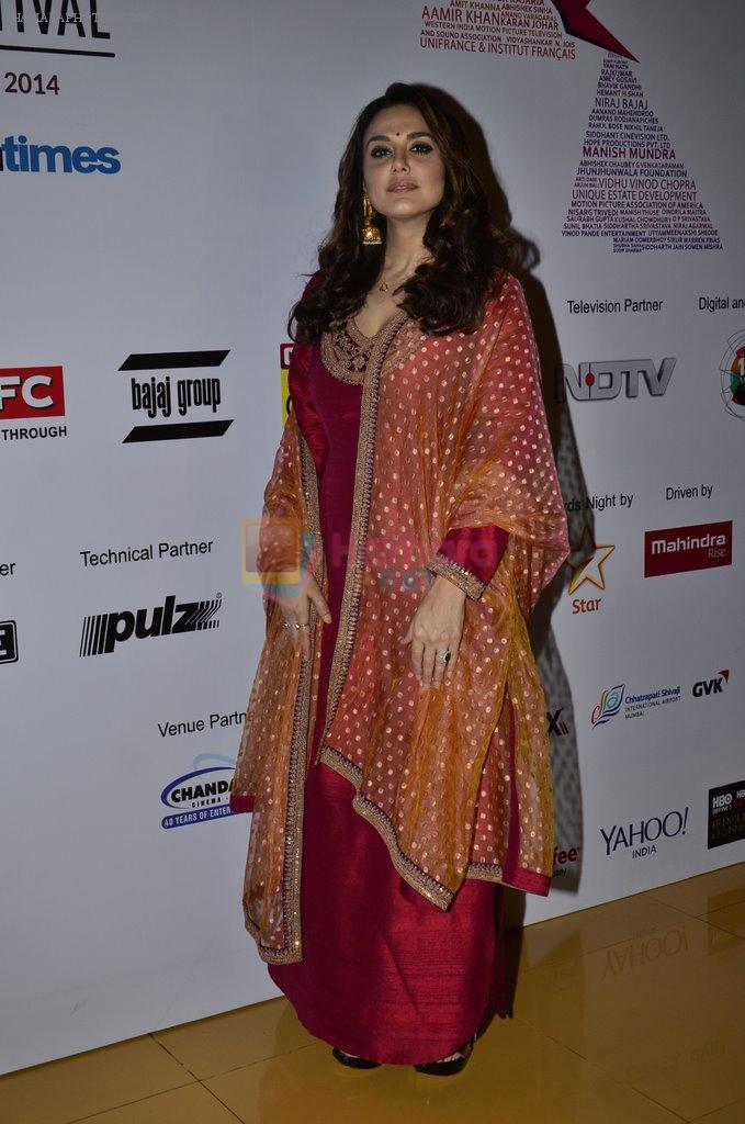 Preity Zinta at Mami bash in J W Marriott, Mumbai on 18th Oct 2014