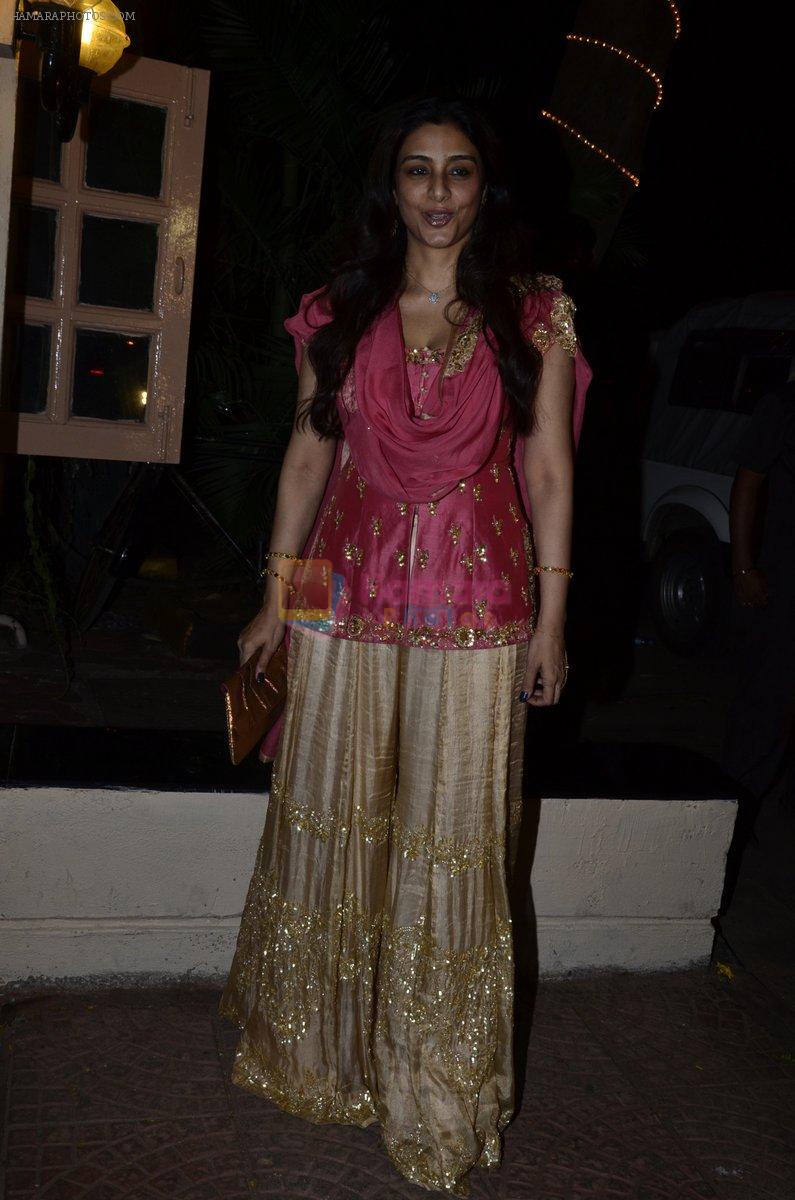 Tabu at Ekta Kapoor's Diwali Bash in Mumbai on 22nd Oct 2014