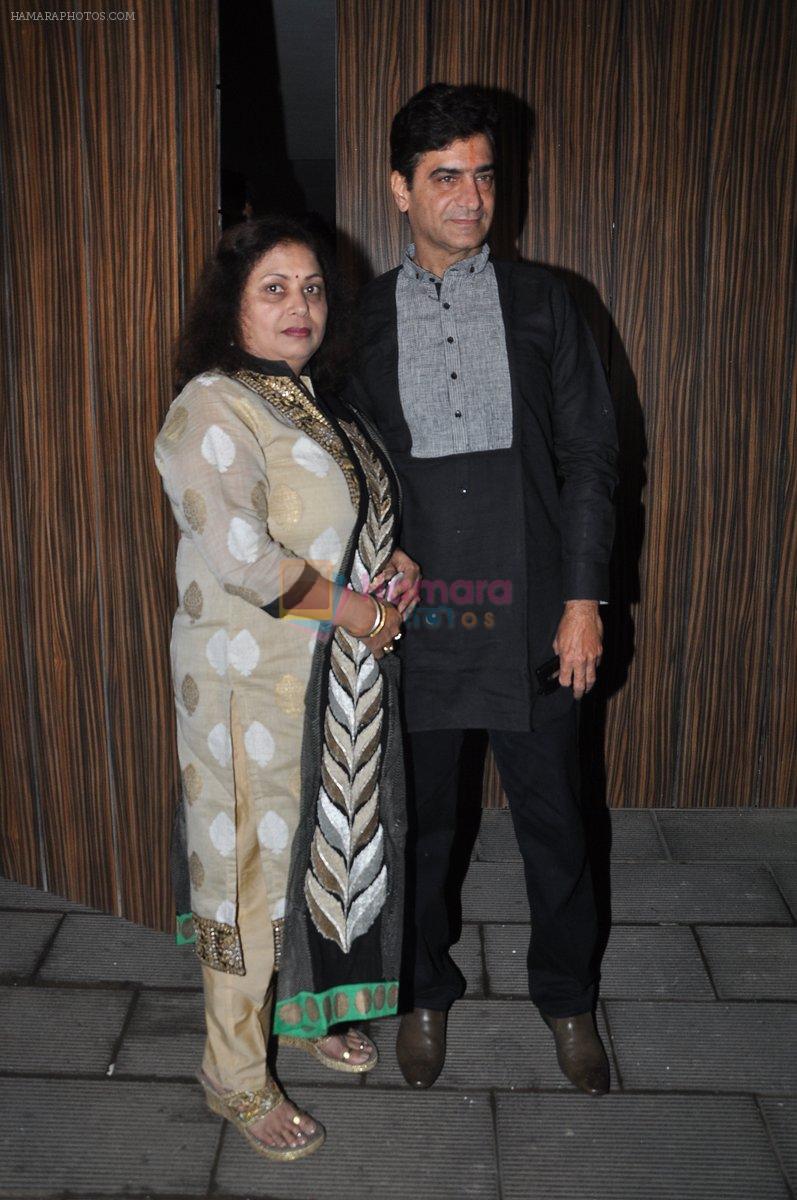 Indra Kumar at Aamir Khan's Diwali Bash in Mumbai on 23rd Oct 2014
