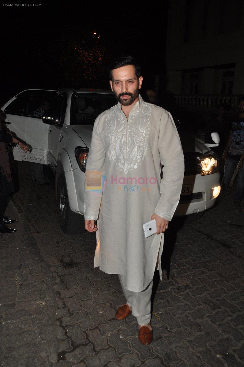 Luv Sinha at Aamir Khan's Diwali Bash in Mumbai on 23rd Oct 2014