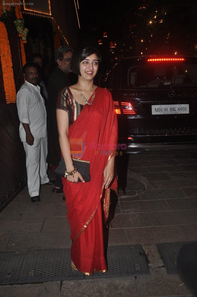 Akshara Hassan at Amitabh Bachchan and family celebrate Diwali in style on 23rd Oct 2014