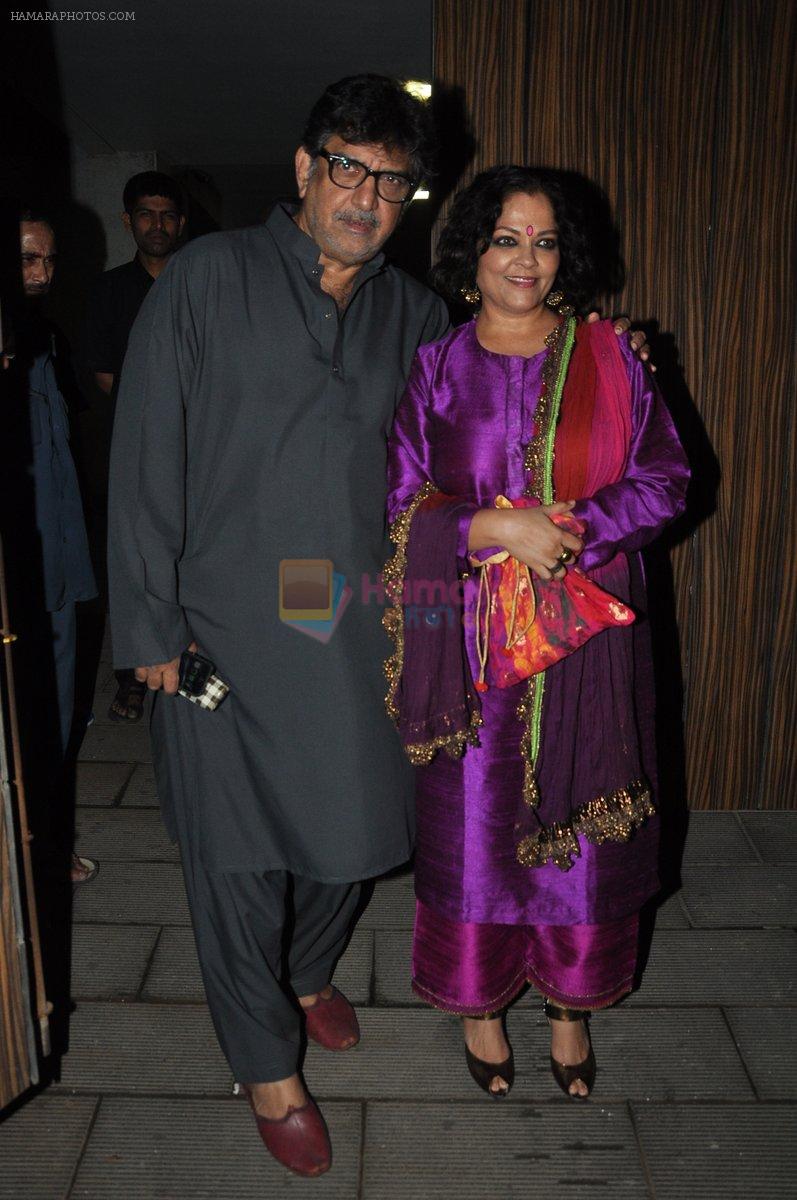 Tanvi Azmi at Aamir Khan's Diwali Bash in Mumbai on 23rd Oct 2014