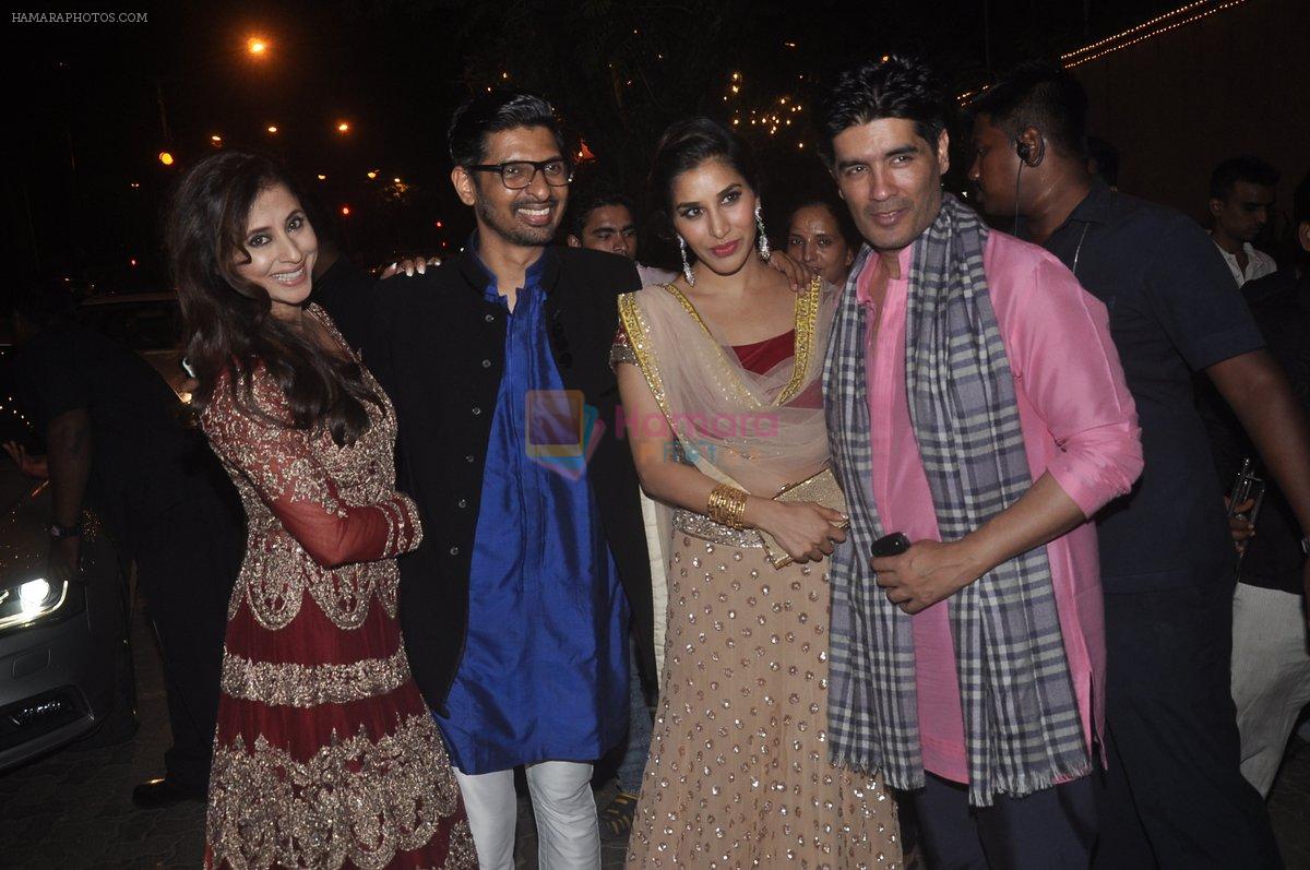 Urmila Matondkar at Amitabh Bachchan and family celebrate Diwali in style on 23rd Oct 2014