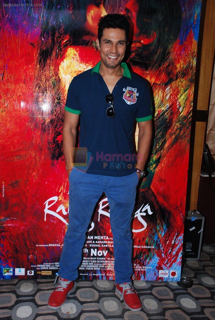 Randeep Hooda promotes Rang Rasiya in Sun N Sand on 28th Oct 2014
