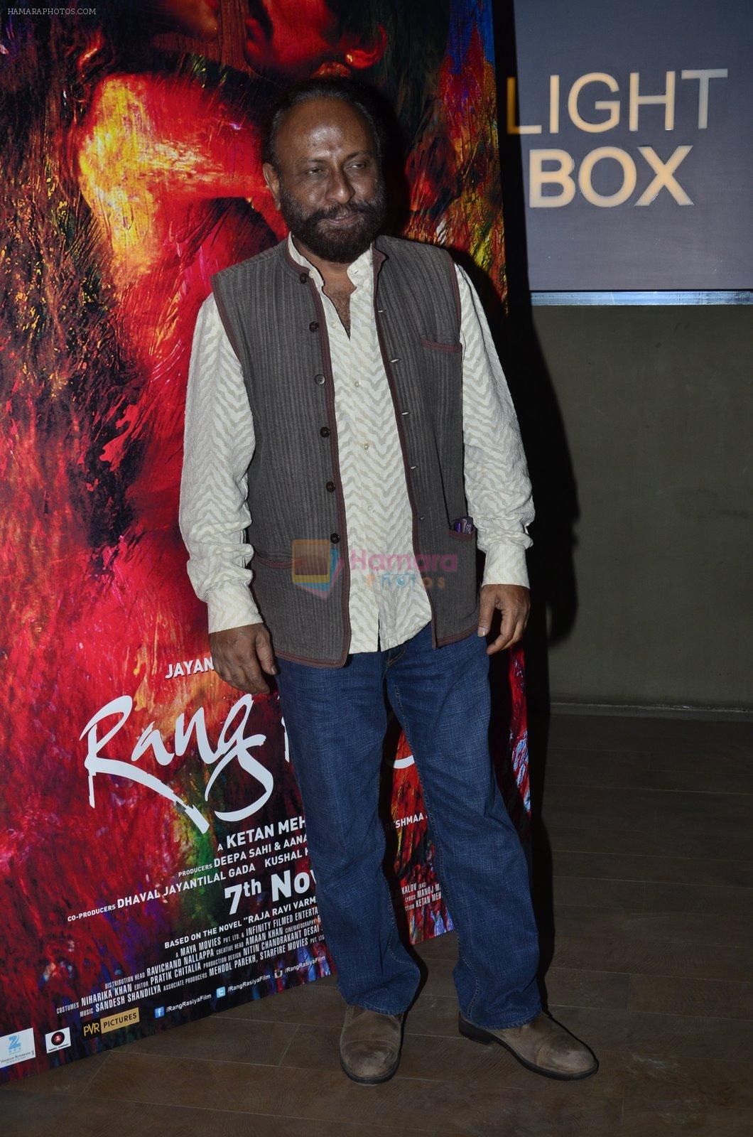 Ketan Mehta at Rang Rasiya screening in Lightbox, Mumbai on 4th Nov 2014