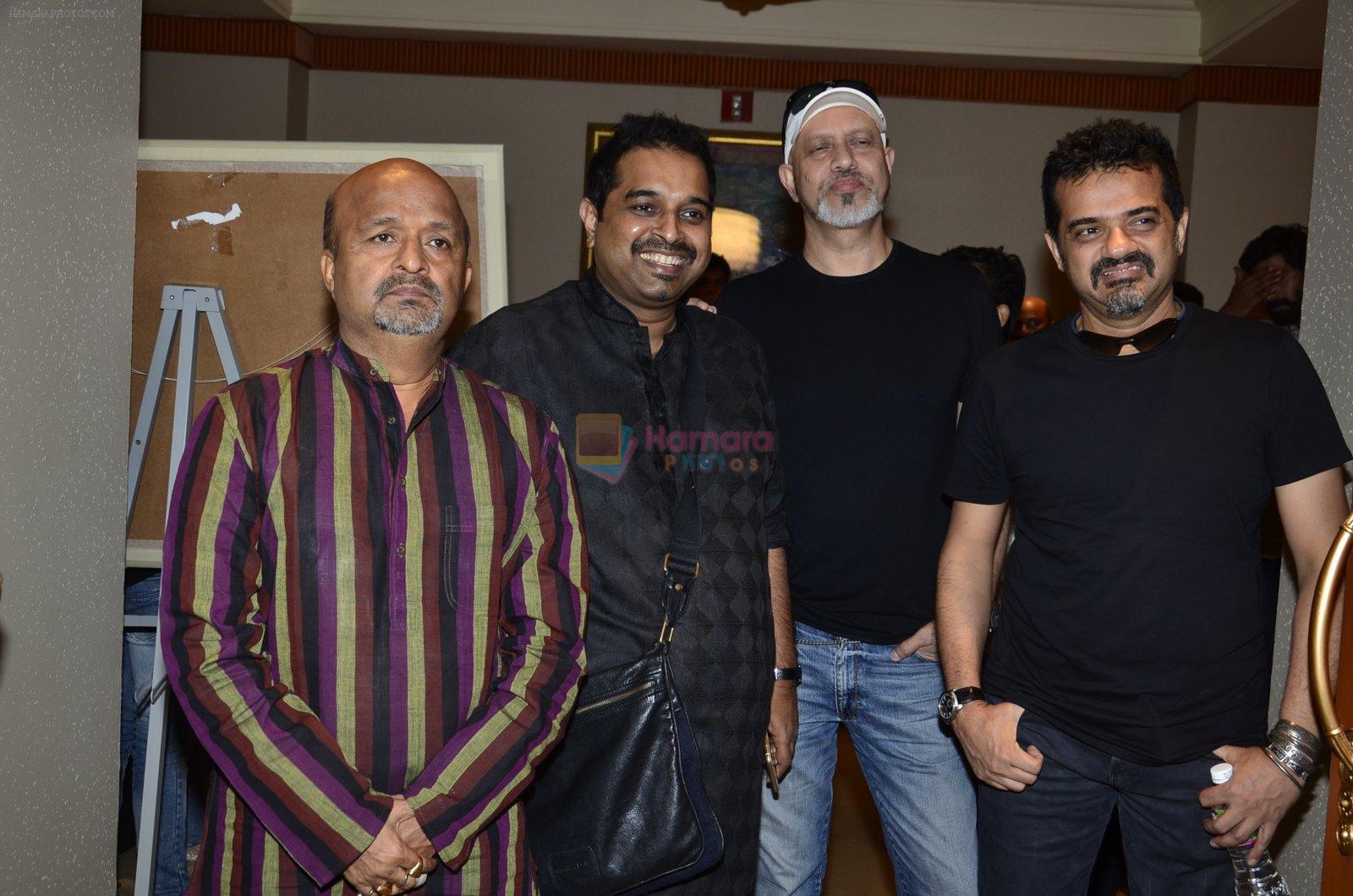 Sameer, Loy Mendonsa, 'shankar Mahadevan, _Ehsaan Noorani at Vikram Phadnis new film launch in Mumbai on 8th Nov 2014