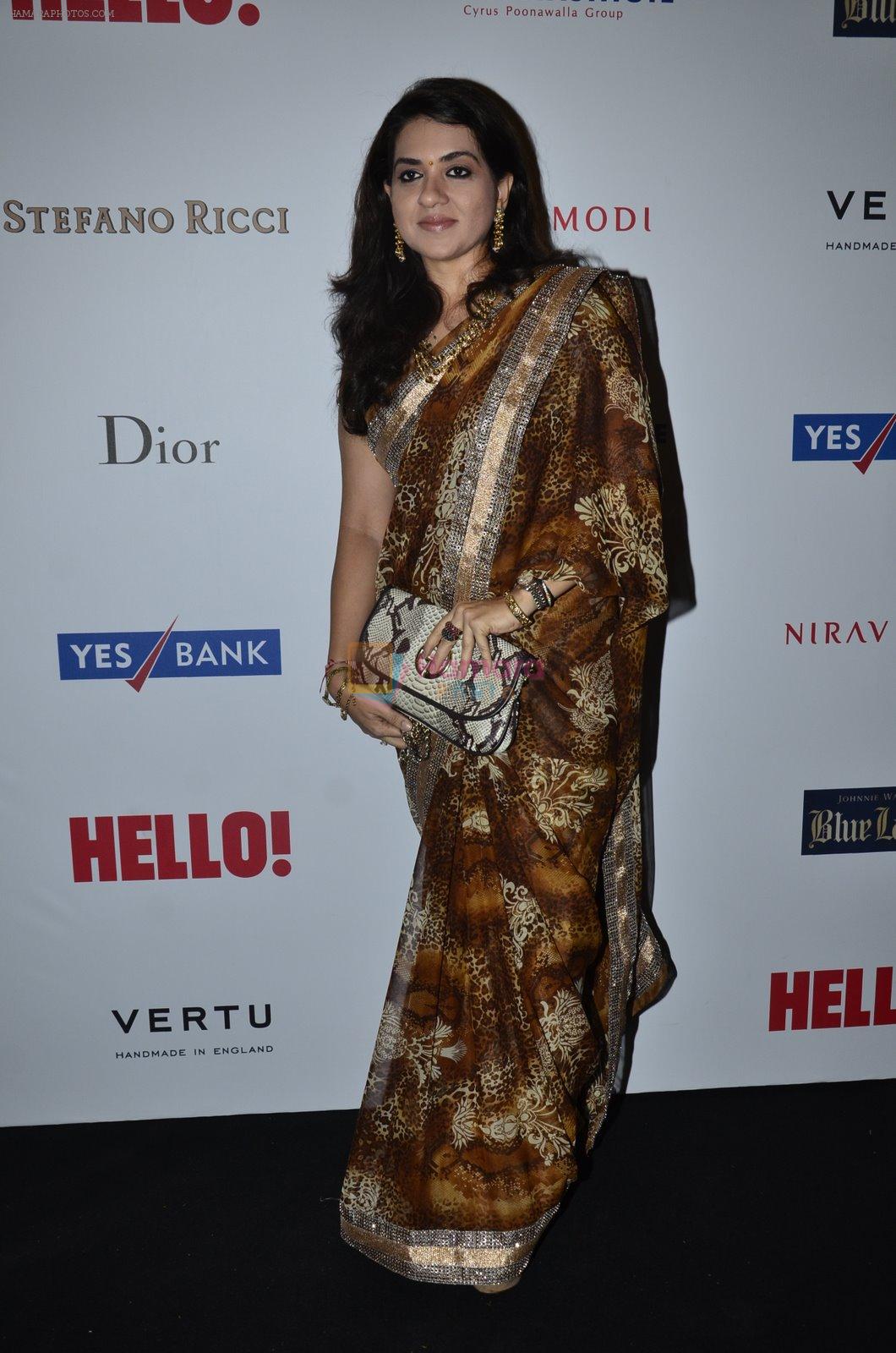 Shaina NC at Hello Hall of fame red carpet 2014 in Mumbai on 9th Nov 2014