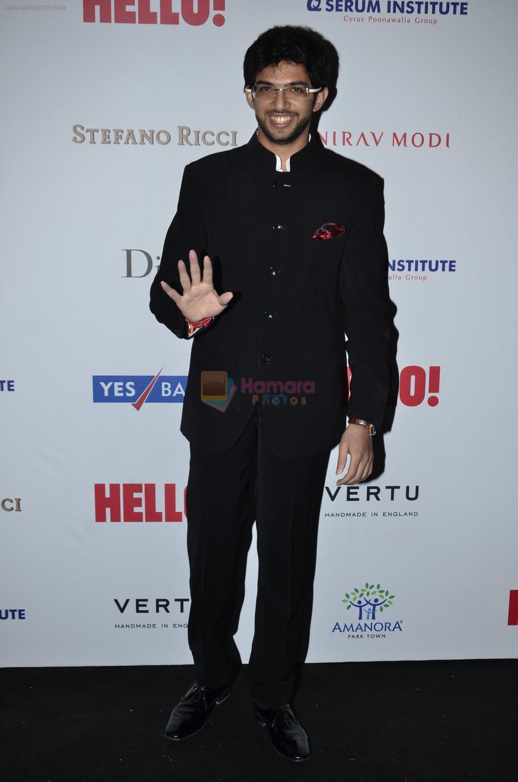 Aditya Thackeray at Hello Hall of fame red carpet 2014 in Mumbai on 9th Nov 2014