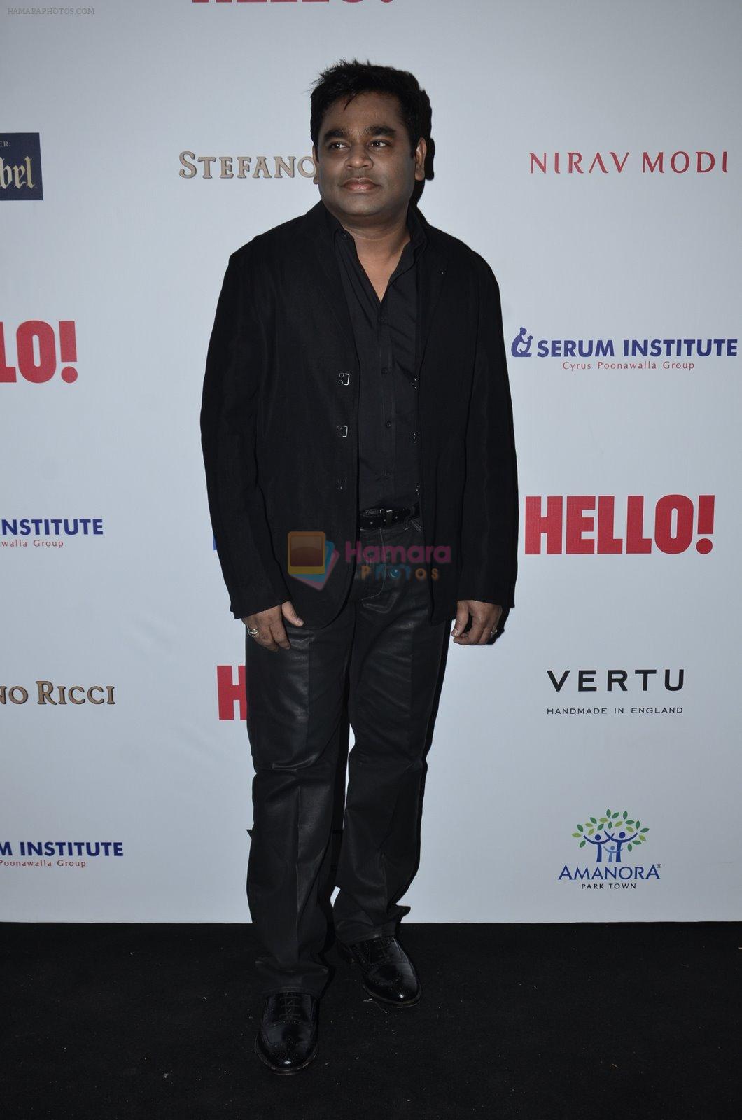A R Rahman at Hello Hall of fame red carpet 2014 in Mumbai on 9th Nov 2014
