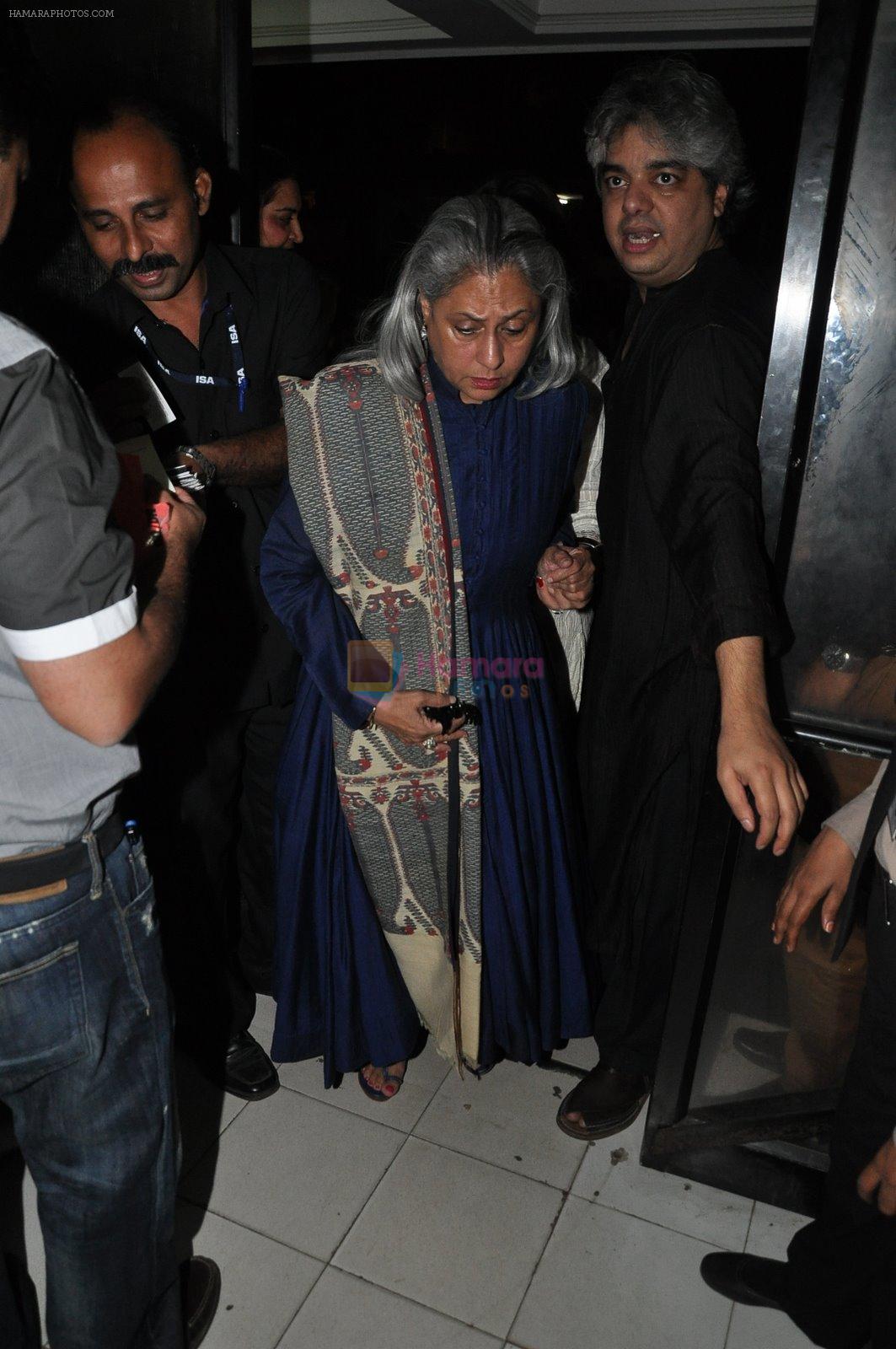 Jaya Bachchan at the Special screening of Kill Dil in Chandan on 14th Nov 2014