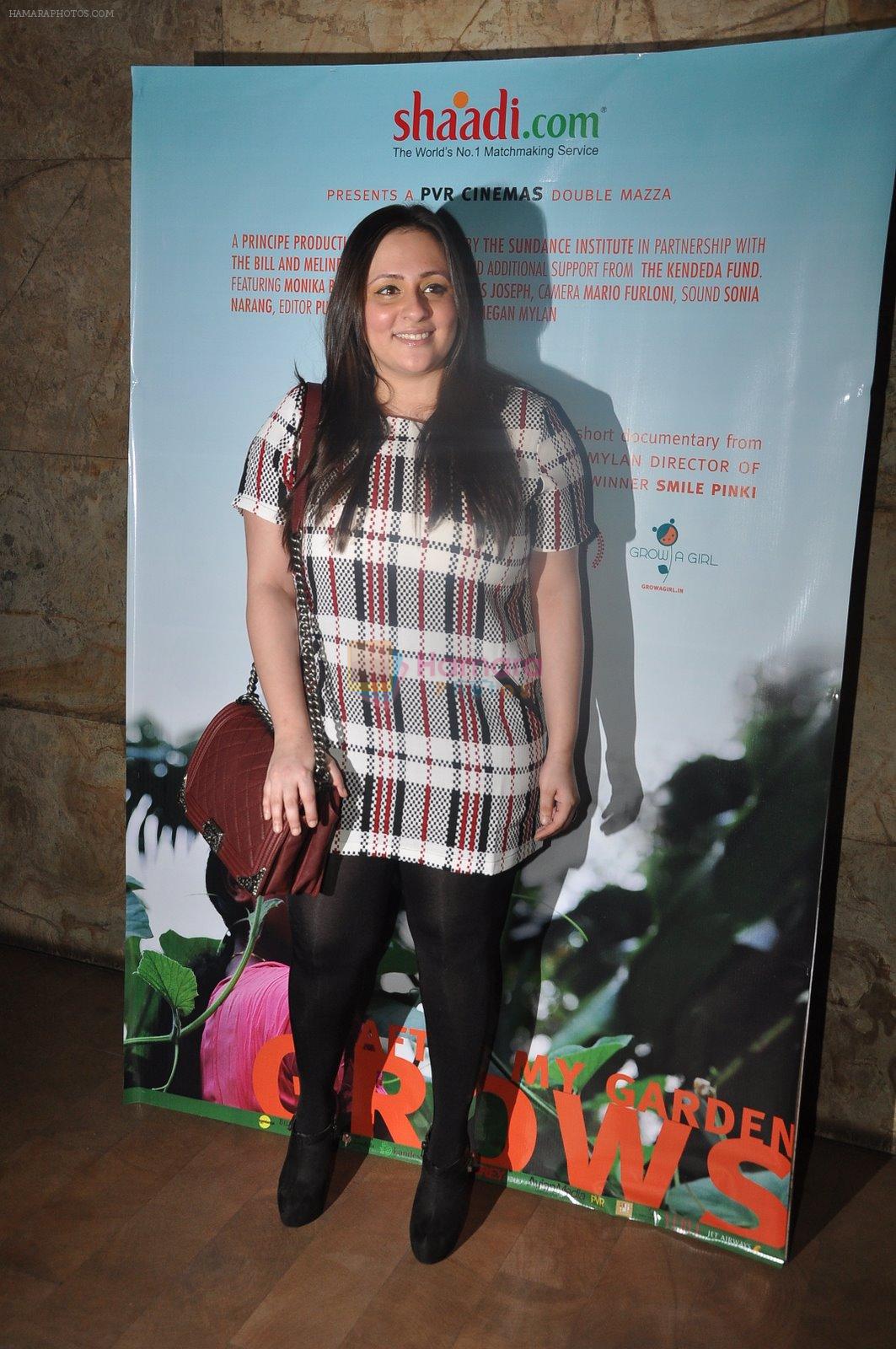 Avantika Malik at the screening of Megan Mylan's documentary in Lightbox, Mumbai on 14th Nov 2014