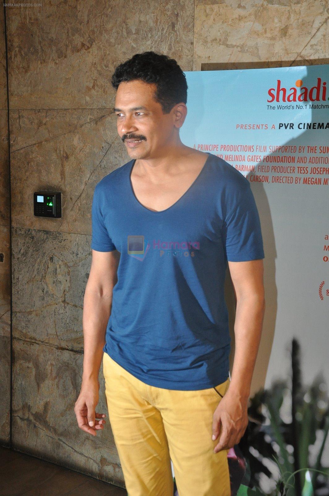 Atul Kulkarni at the screening of Megan Mylan's documentary in Lightbox, Mumbai on 14th Nov 2014