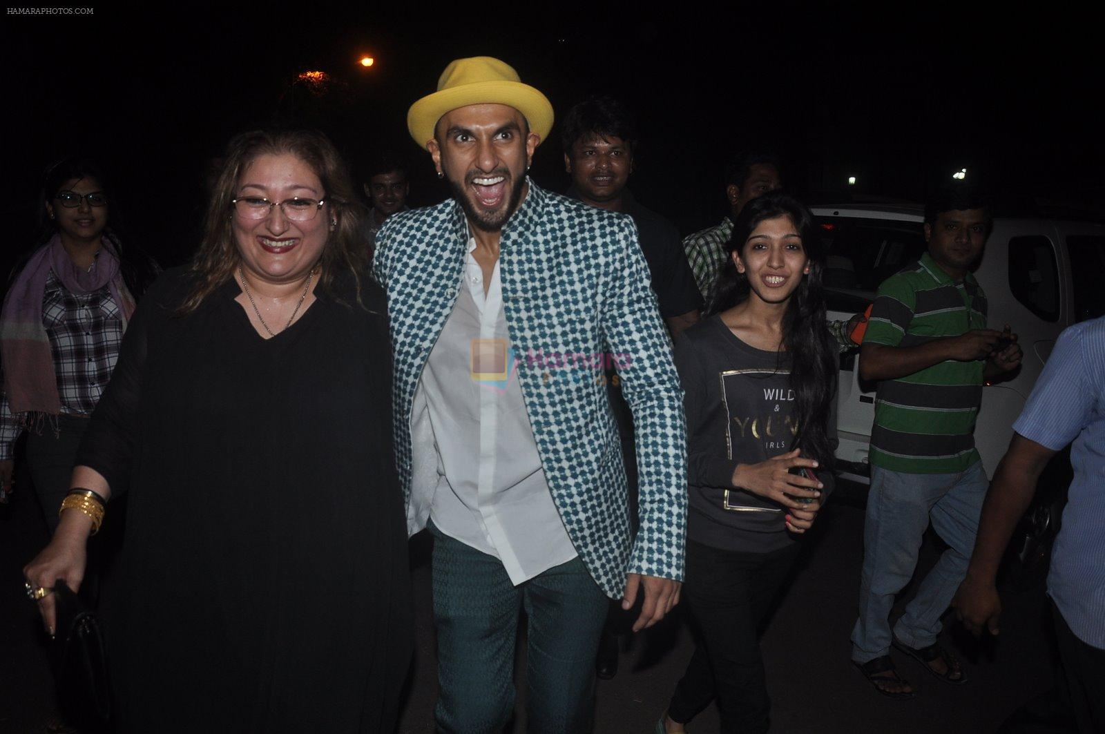 Ranveer Singh at the Special screening of Kill Dil in Chandan on 14th Nov 2014