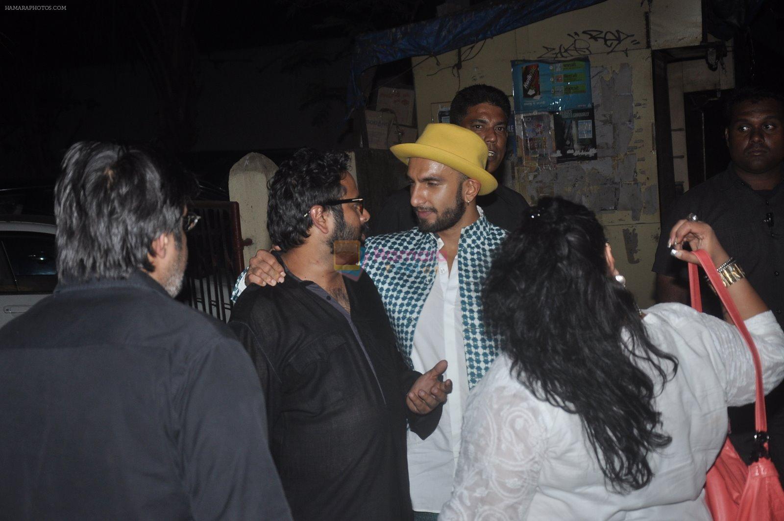 Ranveer Singh at the Special screening of Kill Dil in Chandan on 14th Nov 2014