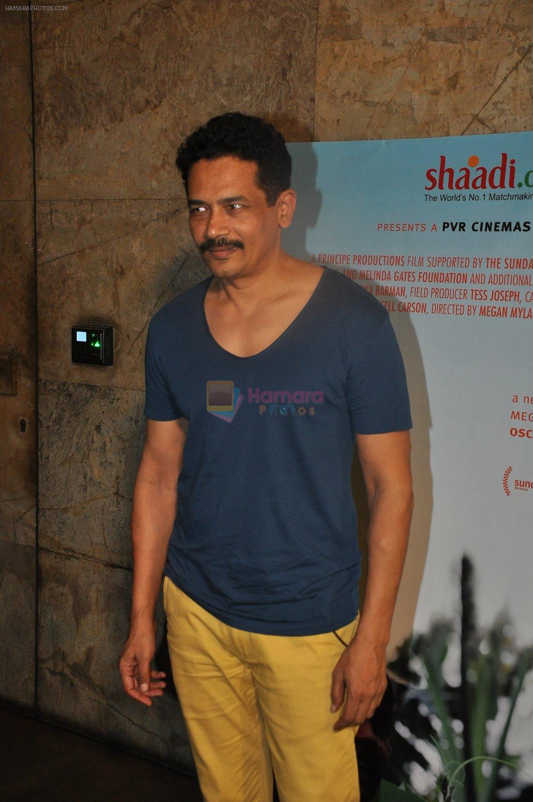 Atul Kulkarni at the screening of Megan Mylan's documentary in Lightbox, Mumbai on 14th Nov 2014