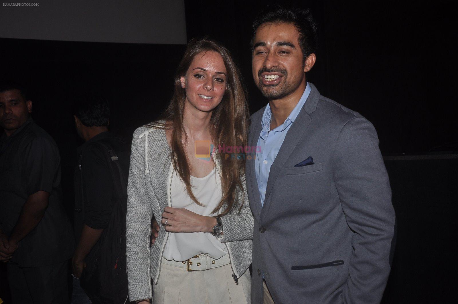 Rannvijay Singh at Sharafat Gayi Tel Lene in Cinemax, Mumbai on 14th Nov 2014