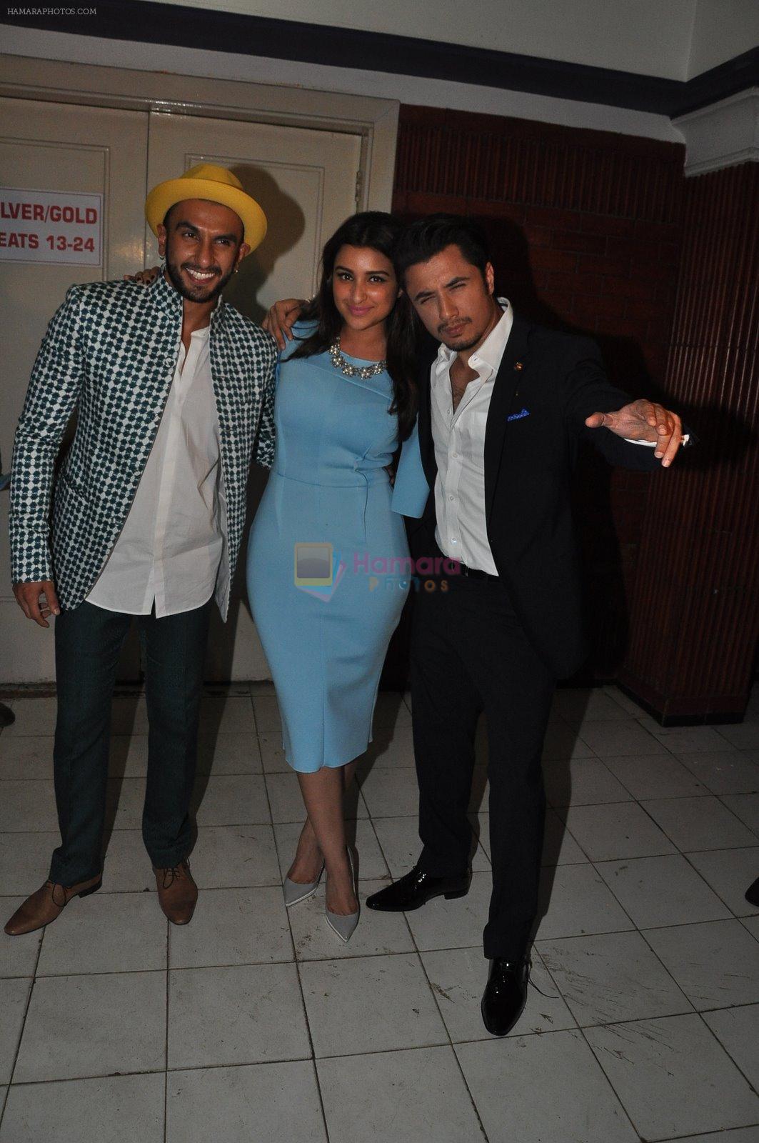 Ali Zafar, Parineeti Chopra, Ranveer Singh at the Special screening of Kill Dil in Chandan on 14th Nov 2014